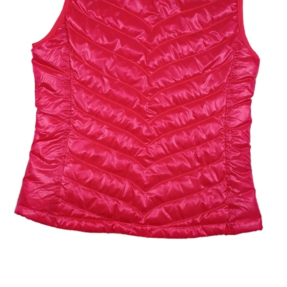 The North Face 550 Puffer Vest Goose Down  Pink Fuscia Full‎ Zip Women's Medium - Picture 13 of 15